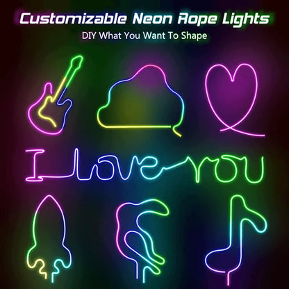 Rgb led smart neon strip ws2811 - lightning | strip lights