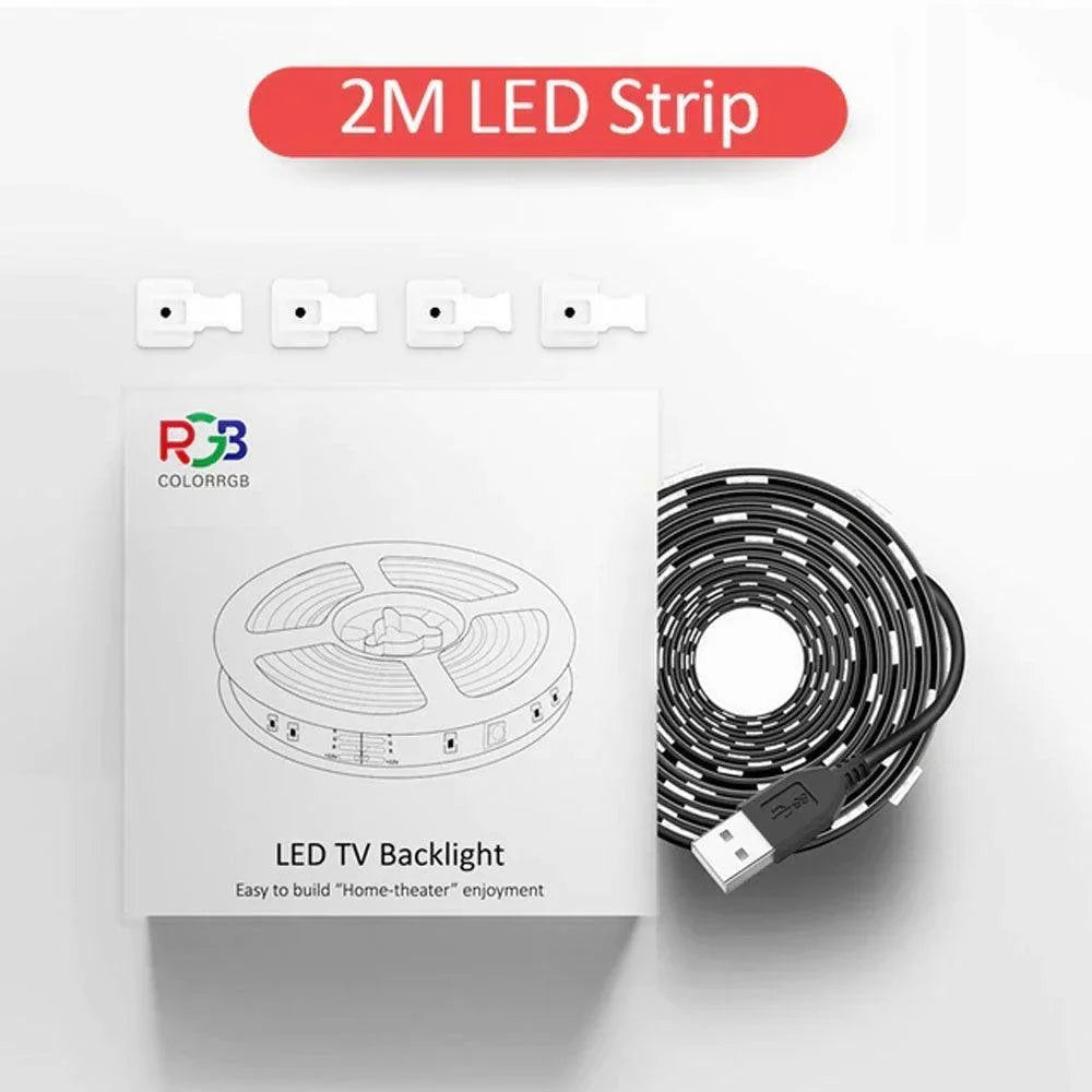 Rgb led strip light rgb5050 led with app control - 2 m - lightning | strip lights