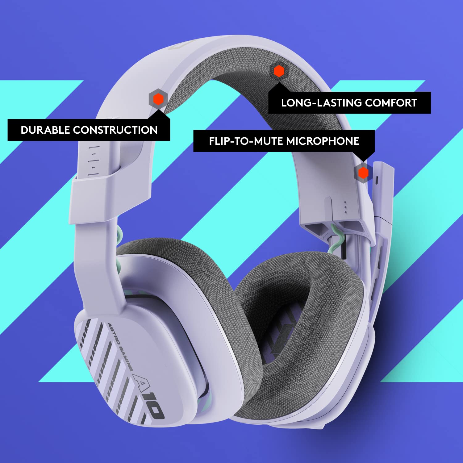 Logitech a10 gen2 astro headset white - Fun Touch