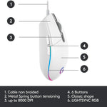 Logitech G102 Light Sync Gaming Mouse with Customizable RGB Lighting 6