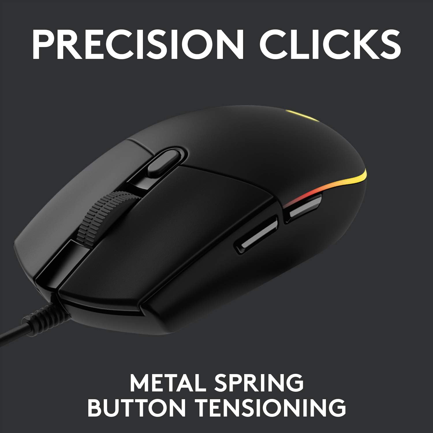 Logitech G102 Light Sync Gaming Wired Mouse with Customizable RGB Lighting 6