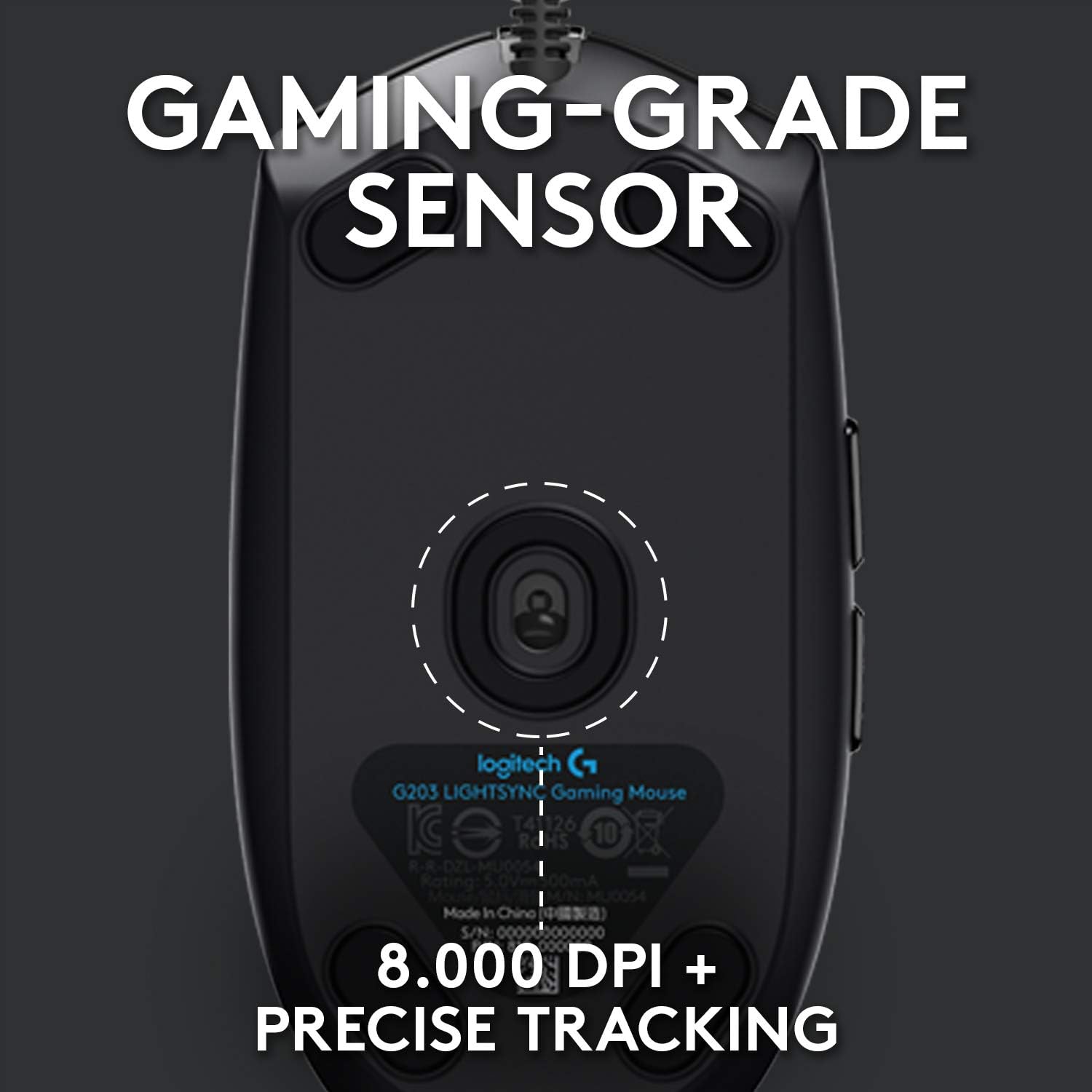Logitech G102 Light Sync Gaming Wired Mouse with Customizable RGB Lighting 6