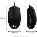 Logitech G102 Light Sync Gaming Wired Mouse with Customizable RGB Lighting 6