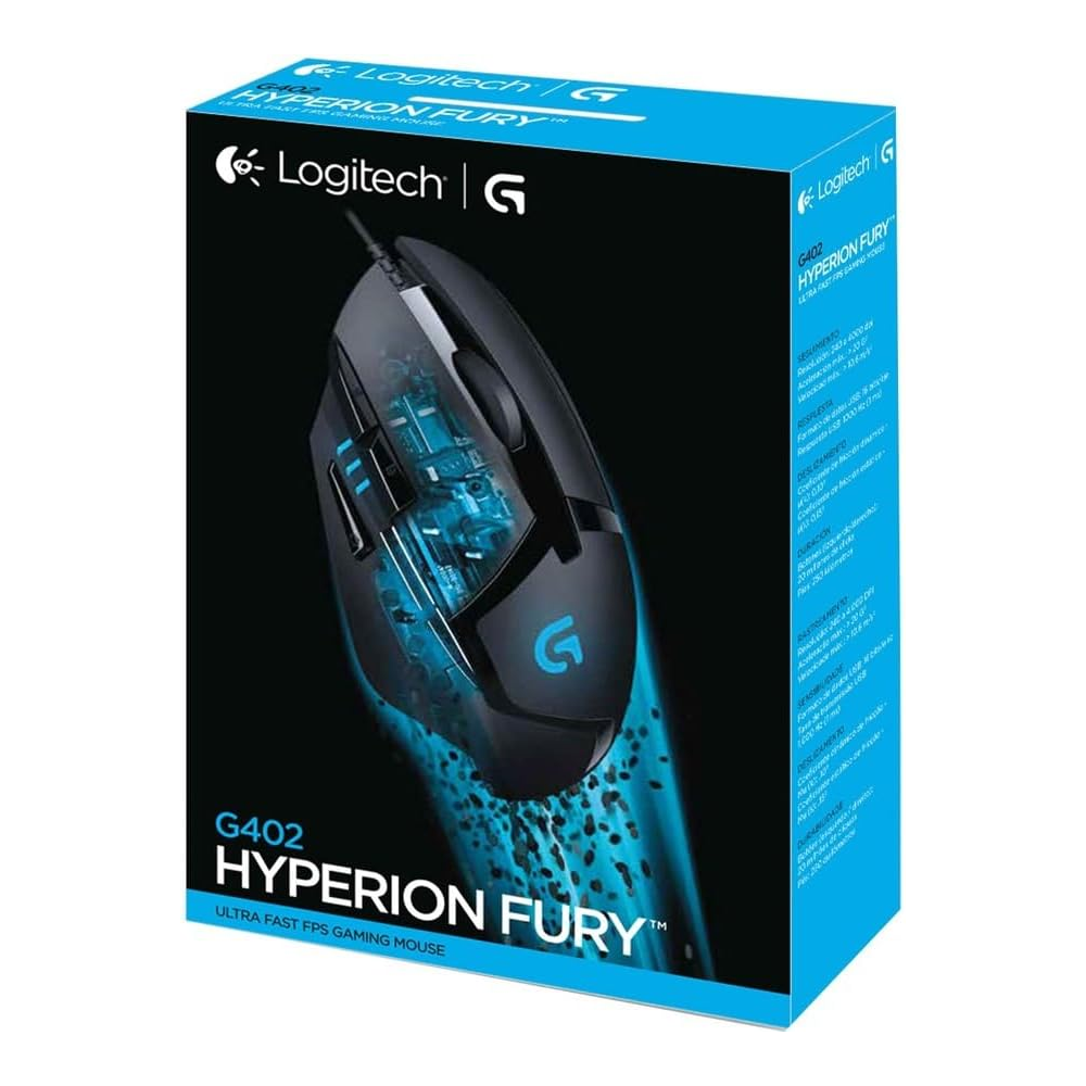 Logitech G402 Hyperion Fury FPS Gaming Mouse JOD 30