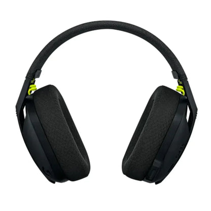 Logitech g435 ultra-light wireless bluetooth gaming headset - black and neon yellow - headsets