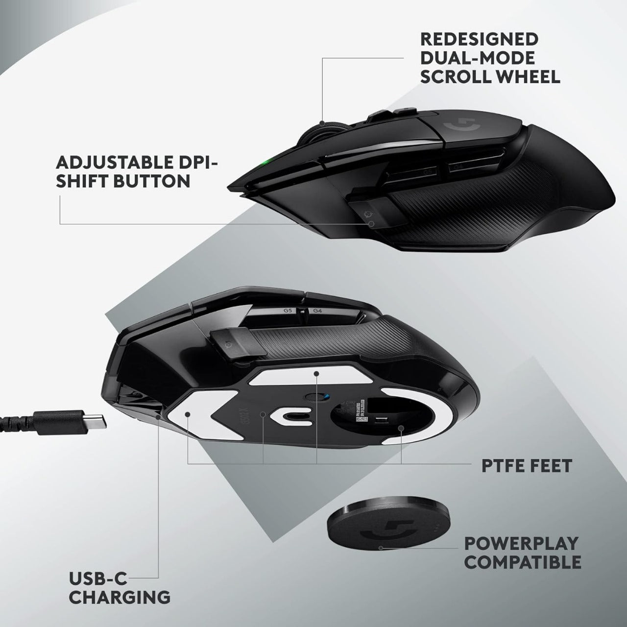 Logitech G502 X LIGHTSPEED WIRELESS GAMING MOUSE Mouse