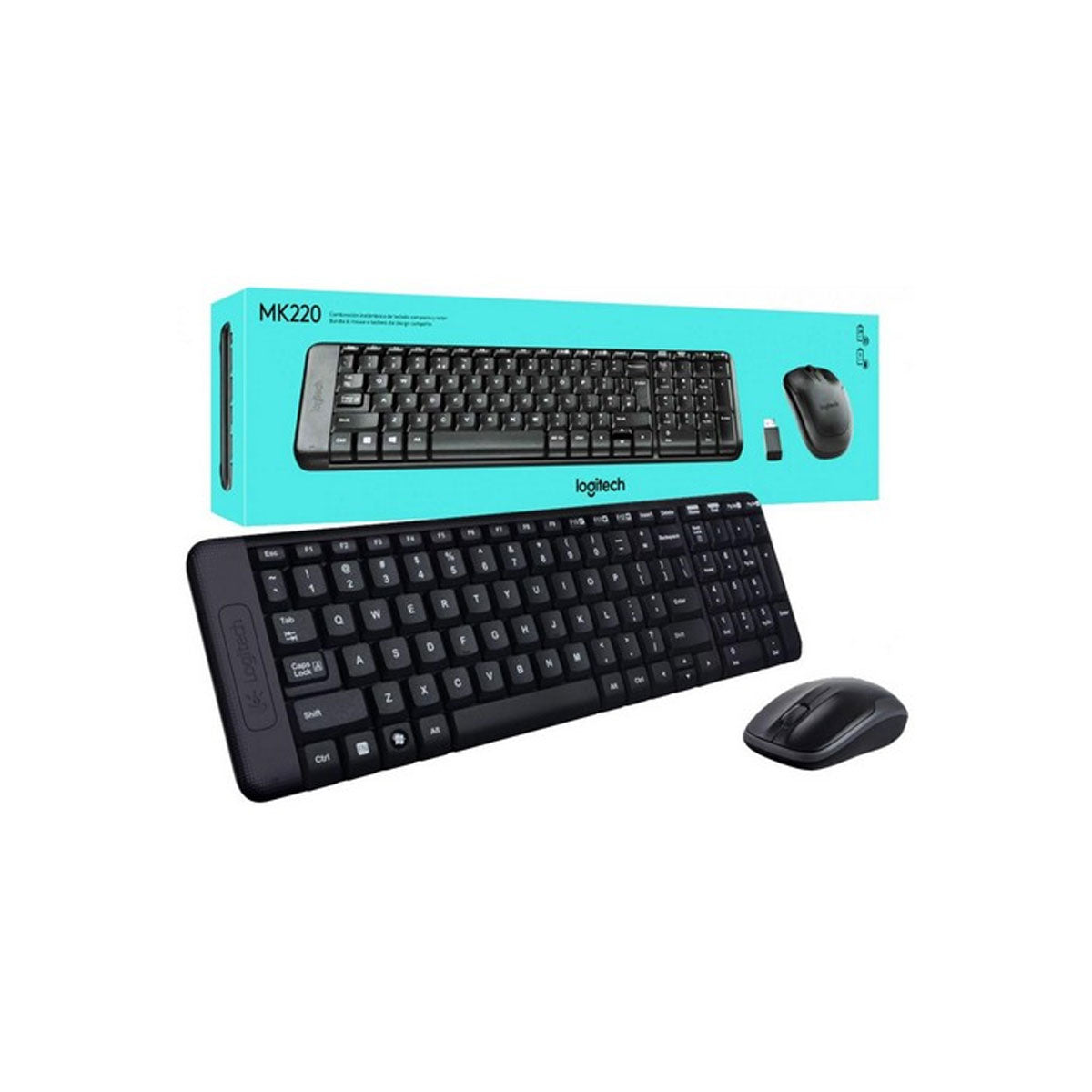 Logitech Mk220 Wireless Combo Keyboard And Mouse Keyboard