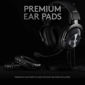 Logitech pro x gaming headset with blue vo!ce mic headsets