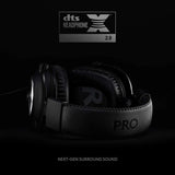 Logitech pro x gaming headset with blue vo!ce mic headsets
