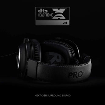 Logitech pro x gaming headset with blue vo!ce mic headsets