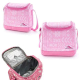High sierra icon slim lunch box a block print/pink lemonade lunch box sets