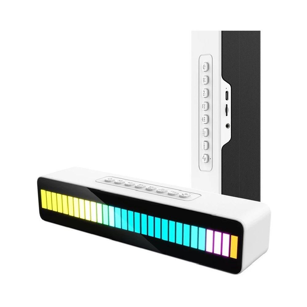 M8 wireless tws bluetooth speaker atmosphere rhythm light rgb led - Fun Touch