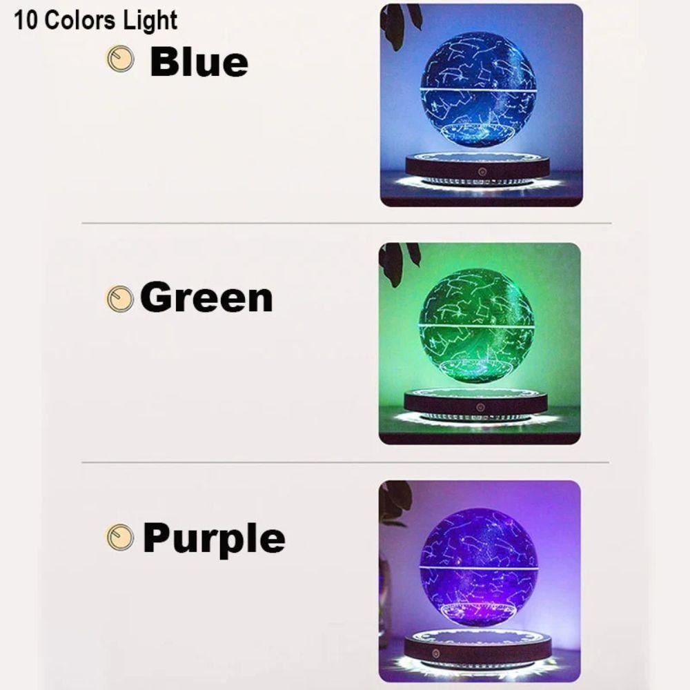 Magnetic Levitation Led Floating Ball Lamp RGB Colors Lightning