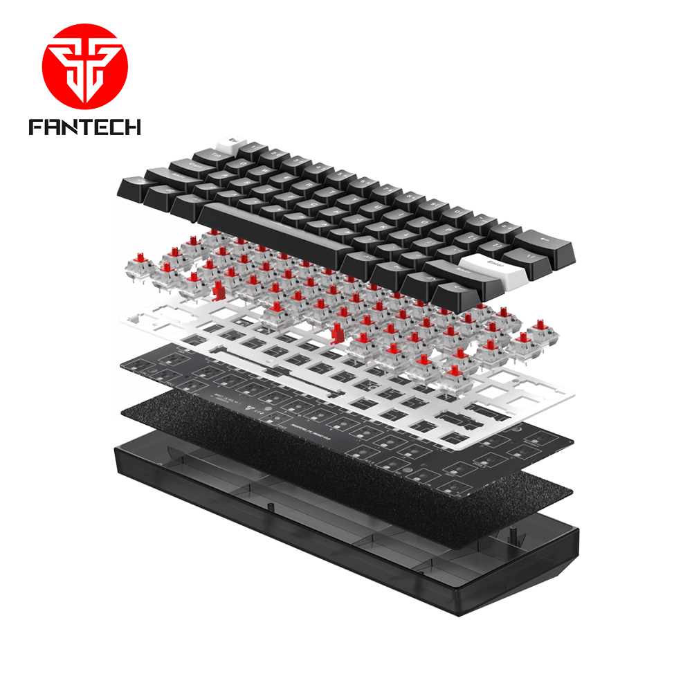 Maxfit61 frost modular mechanical keyboard