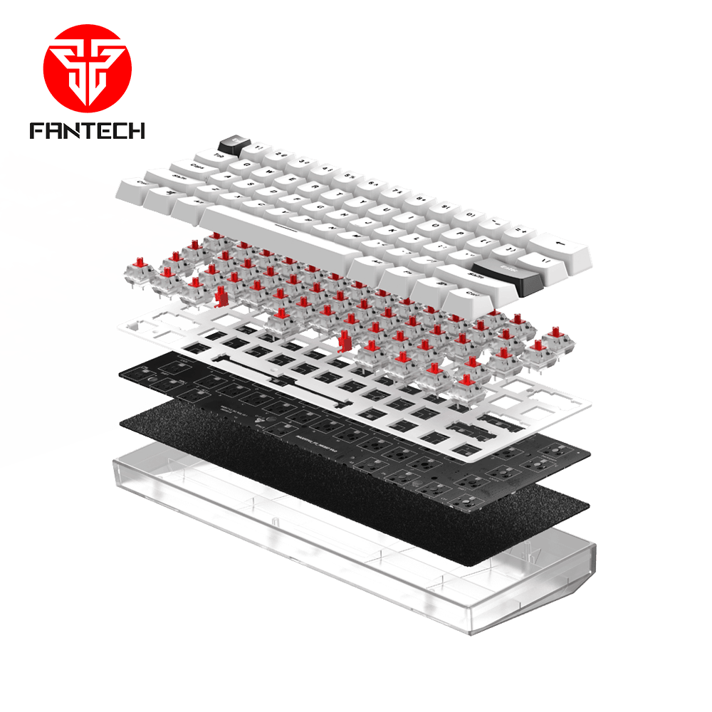 Maxfit61 frost modular mechanical keyboard