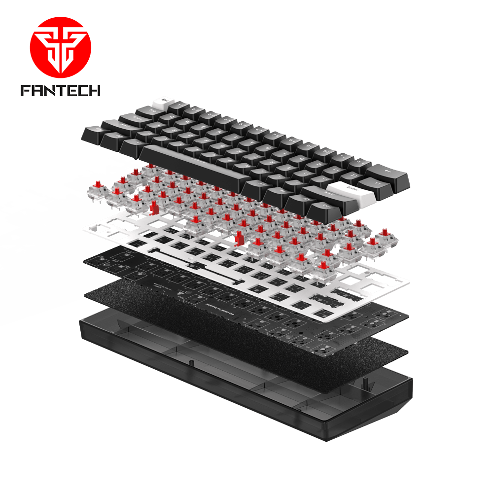 Maxfit61 frost wireless modular mechanical keyboard - Fun Touch