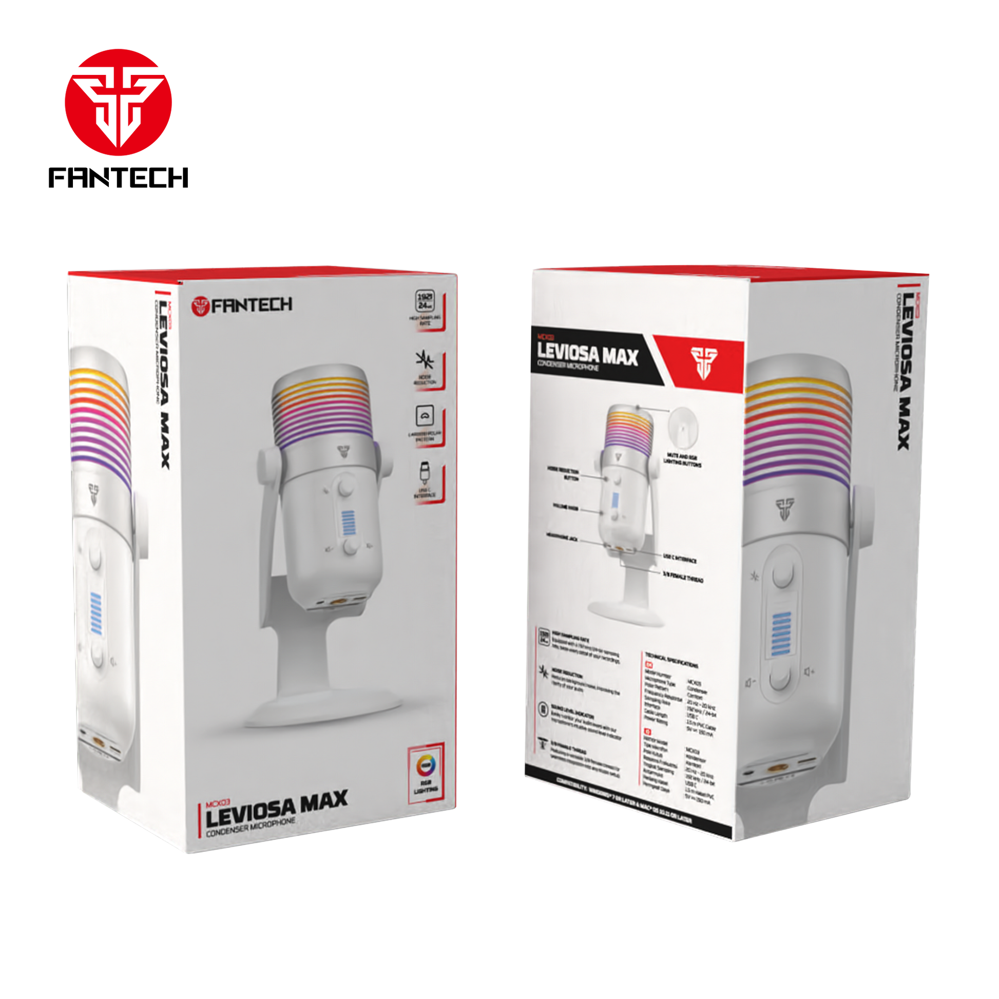 MCX03 LEVIOSA MAX CONDENSER MICROPHONE Streaming