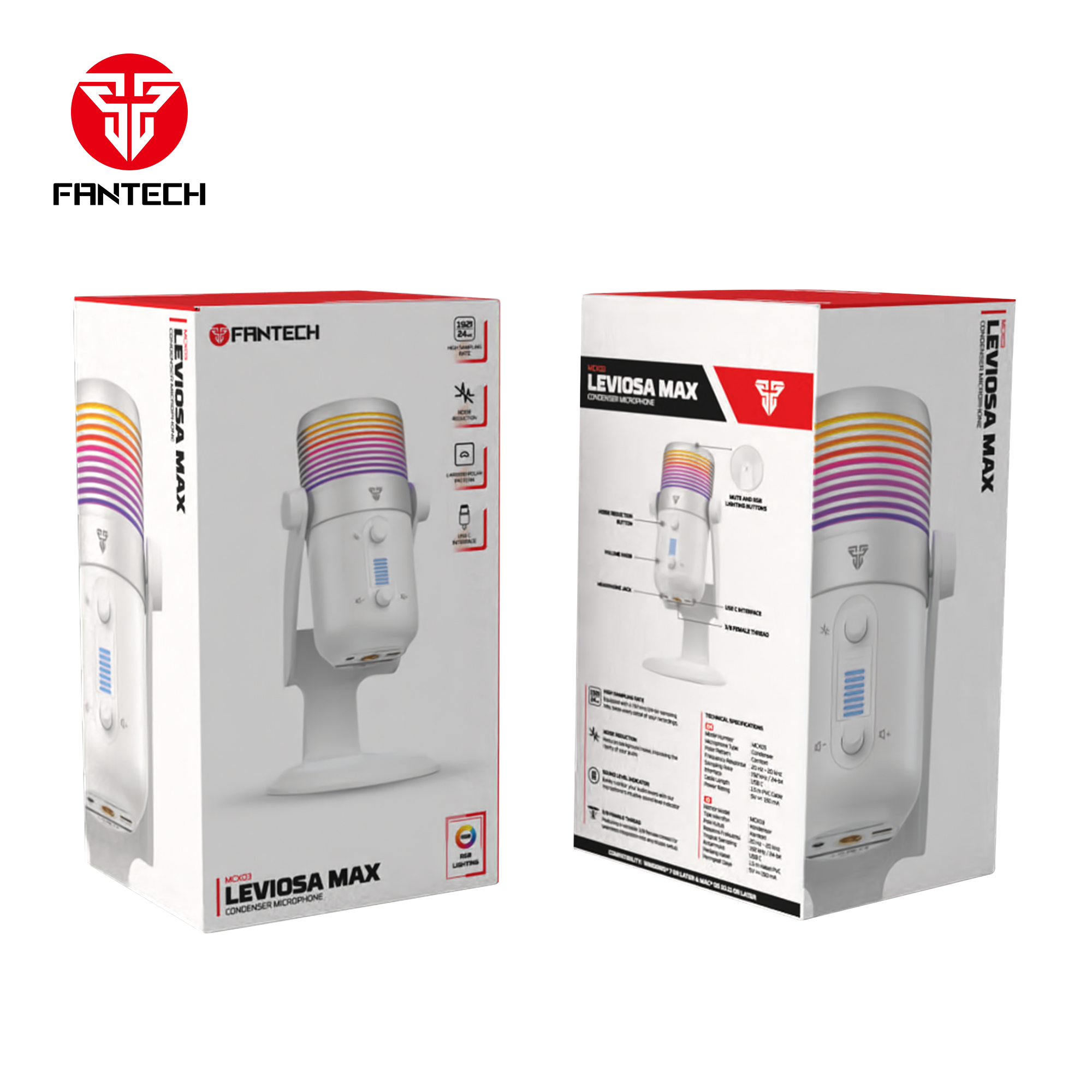 MCX03 LEVIOSA MAX CONDENSER MICROPHONE Streaming