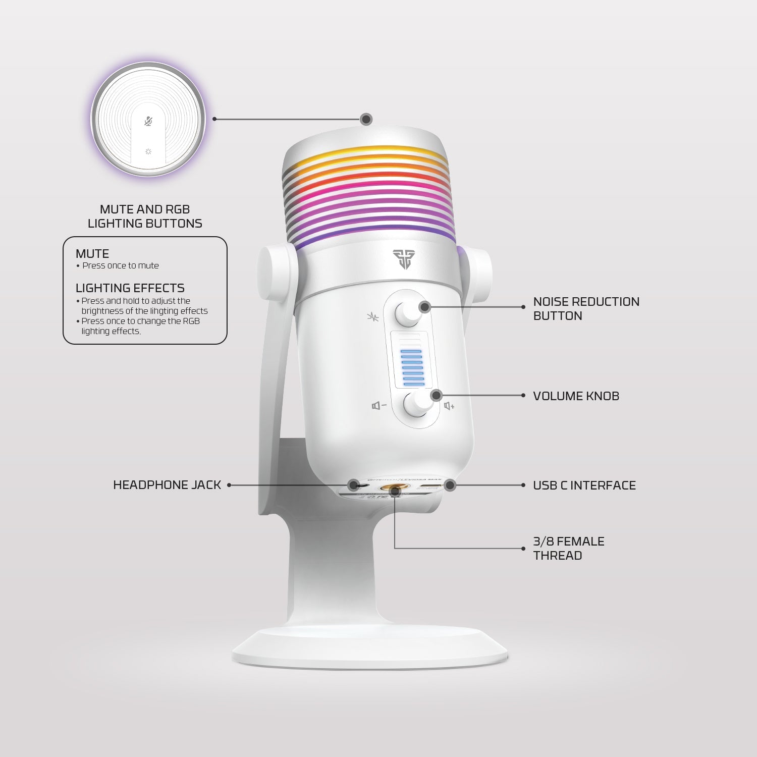 MCX03 LEVIOSA MAX CONDENSER MICROPHONE Streaming
