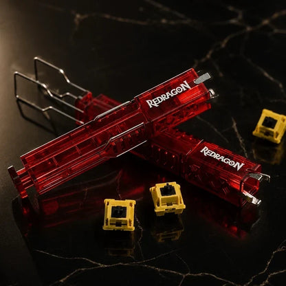 Redragon 2 in 1 keycap puller hot-swappable keyboards switches remover for mechanical keyboards shaft removal