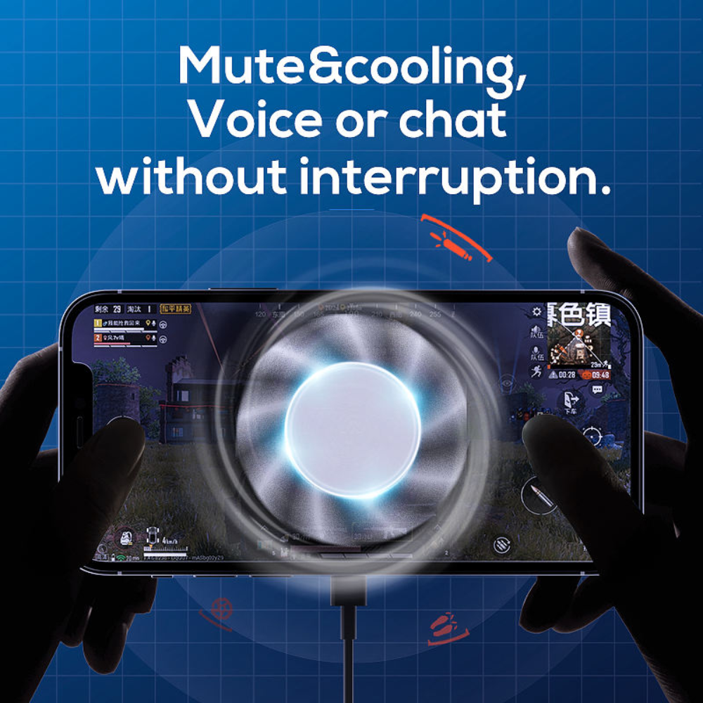 MEMO CX02 Magnetic Semiconductor Cell Phone Cooler with Wireless Charger Cables