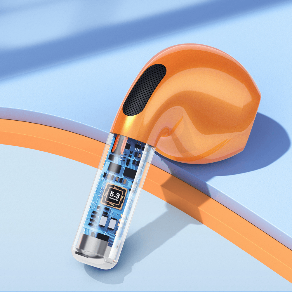 Metal Ultrathin Metal True Wireless Earbuds for Music & Call Audio