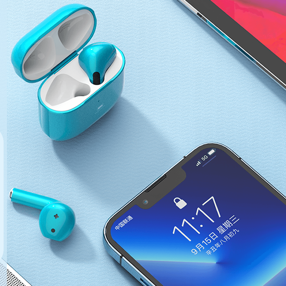 Metal Ultrathin Metal True Wireless Earbuds for Music & Call Audio