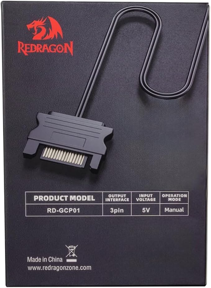 Mini controladora redragon rd-gcp01, 5v, preto, rd-gcp01 - Fun Touch