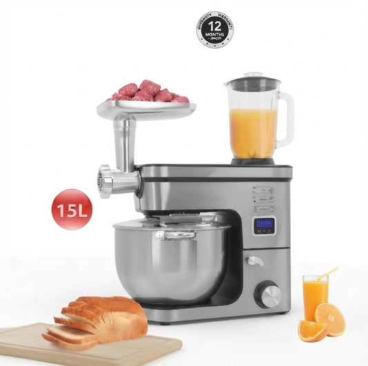 Hoffmans HM-8086 Stand 3 in 1 Mixer Grinder Blender 15L