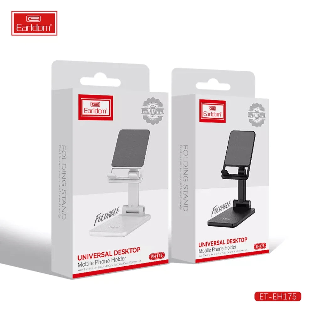 Earldom desktop tablet holder table cell foldable extend et-eh175