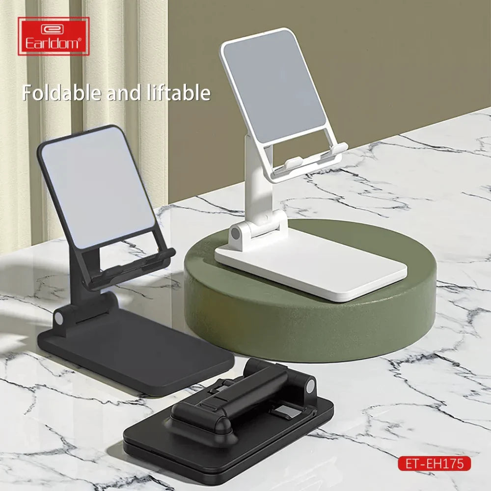 Earldom desktop tablet holder table cell foldable extend et-eh175