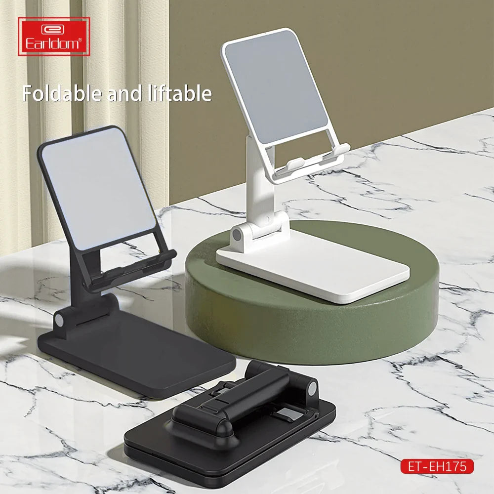 Earldom desktop tablet holder table cell foldable extend et-eh175