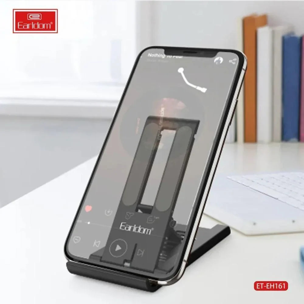 Earldom eh161 desk top adjustable aluminium alloy cell phone stand foldable