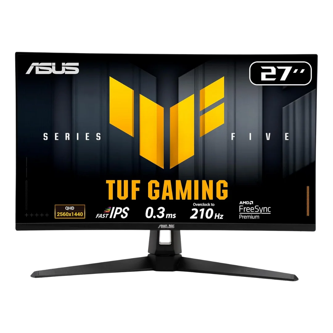 Asus tuf gaming 27” 1440p monitor (vg27aql5a) – qhd (2560 x 1440) 210hz 0.3ms