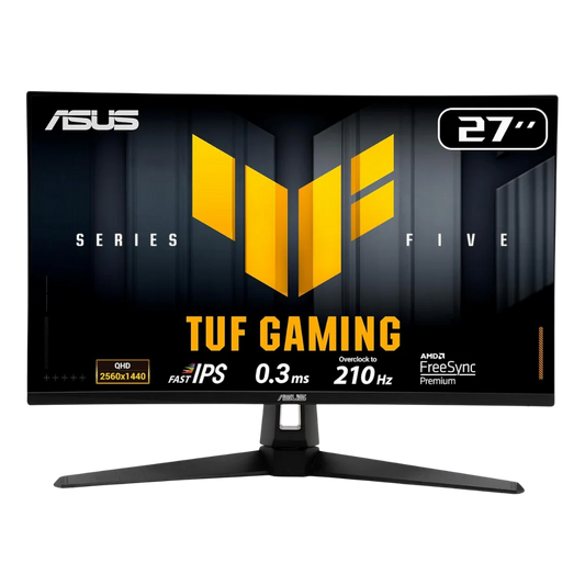 Asus tuf gaming 27” 1440p monitor (vg27aql5a) – qhd (2560 x 1440) 210hz 0.3ms