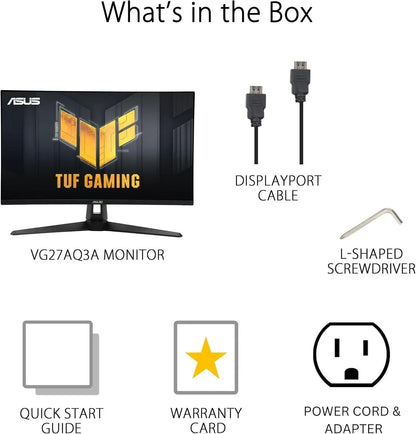Asus tuf gaming 27” 1440p monitor (vg27aqm5a) – qhd (2560 x 1440) 300hz 0.3ms