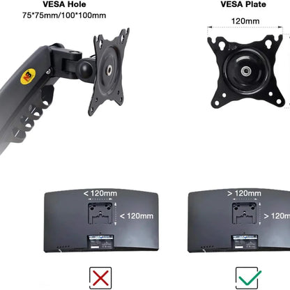 Dual monitor desk stand f160 computer monitor accessories