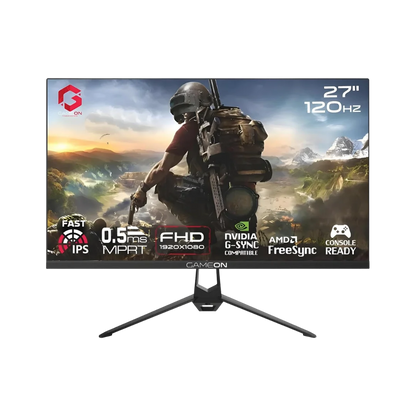 Gameon 27 inch gaming monitor - fhd 1080p computer monitor 120hz ips 1ms