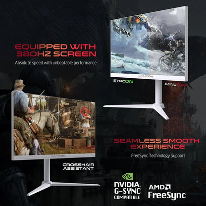 Gameon goap27fhd380ips artic pro series 27’’ fhd 380hz mprt 0.5ms hdmi 2.1 fast