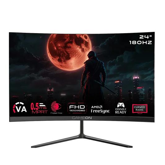 Gameon goc24f180va pro series 24’’ fhd 180hz mprt 0.5ms hdmi 2.1 va panel