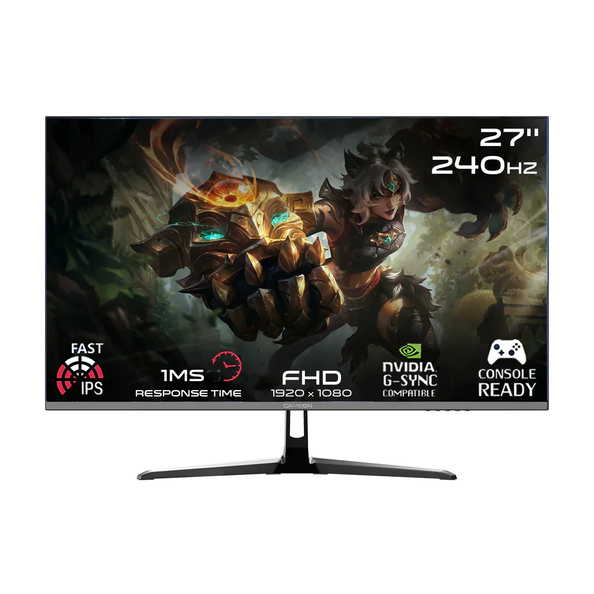 Gameon goesp27240ips esports series 27’’ fhd 240hz mprt 0.5ms hdmi 2.1 fast ips