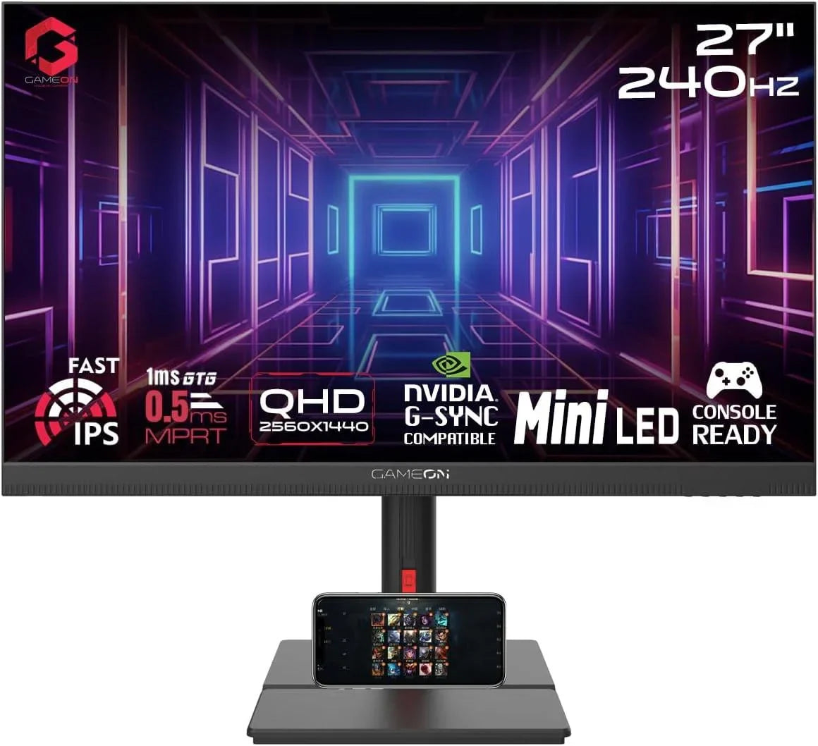 Gameon goml27qhd240ips midnight signature series 27’’ qhd 240hz mprt 0.5ms hdmi
