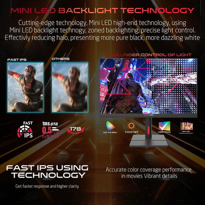Gameon goml27qhd240ips midnight signature series 27’’ qhd 240hz mprt 0.5ms hdmi