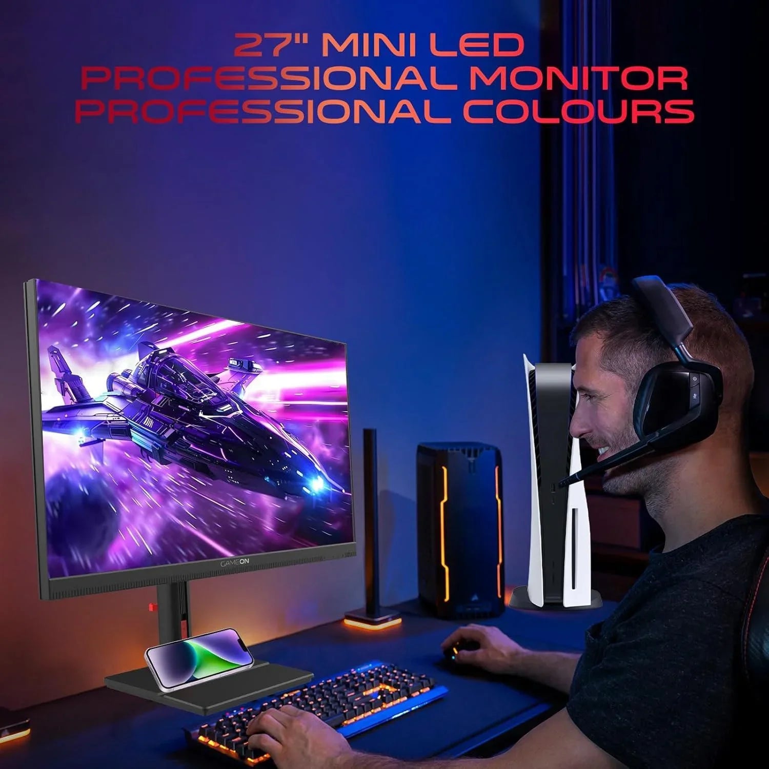 Gameon goml27qhd240ips midnight signature series 27’’ qhd 240hz mprt 0.5ms hdmi