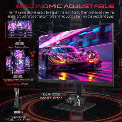 Gameon goml27qhd240ips midnight signature series 27’’ qhd 240hz mprt 0.5ms hdmi