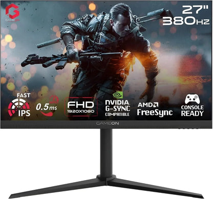 Gameon gomp27fhd380ips midnight pro series 27’’ fhd 380hz mprt 0.5ms hdmi 2.1