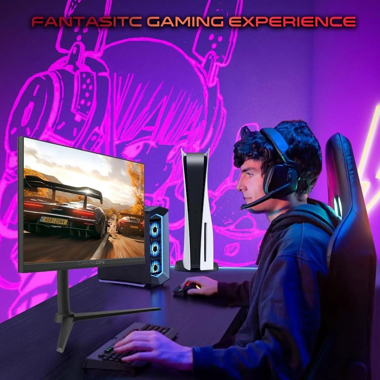 Gameon gomp27fhd380ips midnight pro series 27’’ fhd 380hz mprt 0.5ms hdmi 2.1