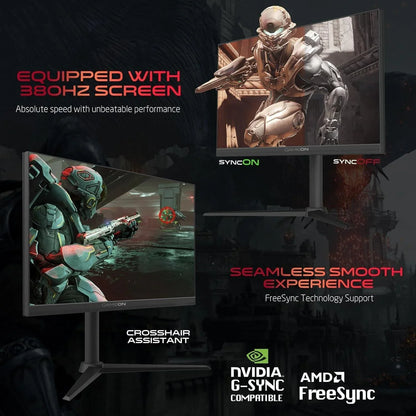 Gameon gomp27fhd380ips midnight pro series 27’’ fhd 380hz mprt 0.5ms hdmi 2.1