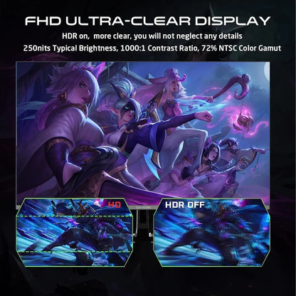 Gameon gops27180ips pro series 27’’ fhd 180hz mprt 0.5ms hdmi 2.1 fast ips
