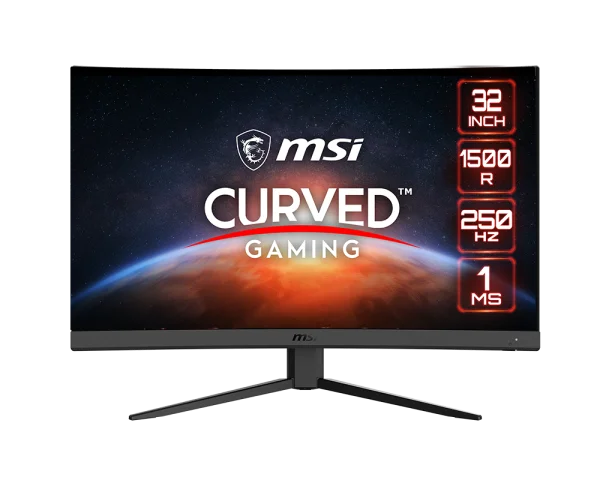 Msi g32c4x 32’’ gaming monitor 1920 x 1080 (fhd) curved gaming monitor computer